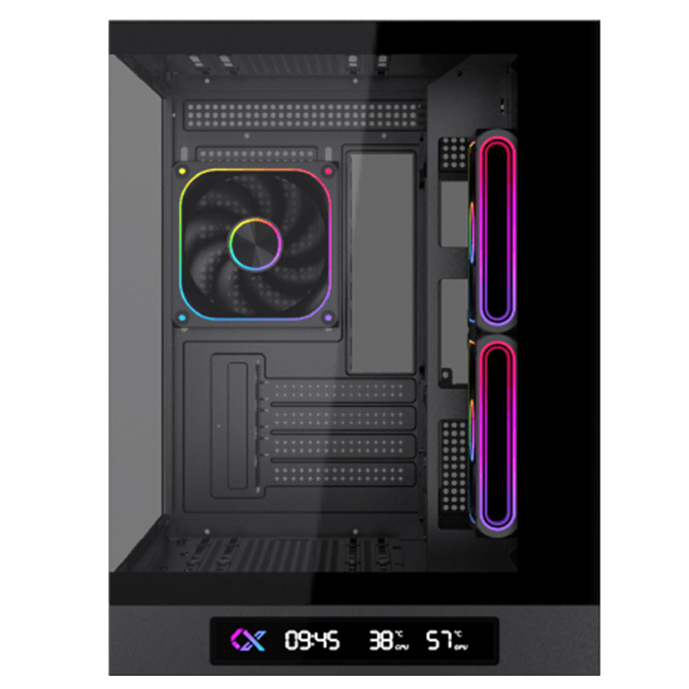Xigmatek Cloud M DGT 3AF LCD ARGB Gaming Micro Tower Case