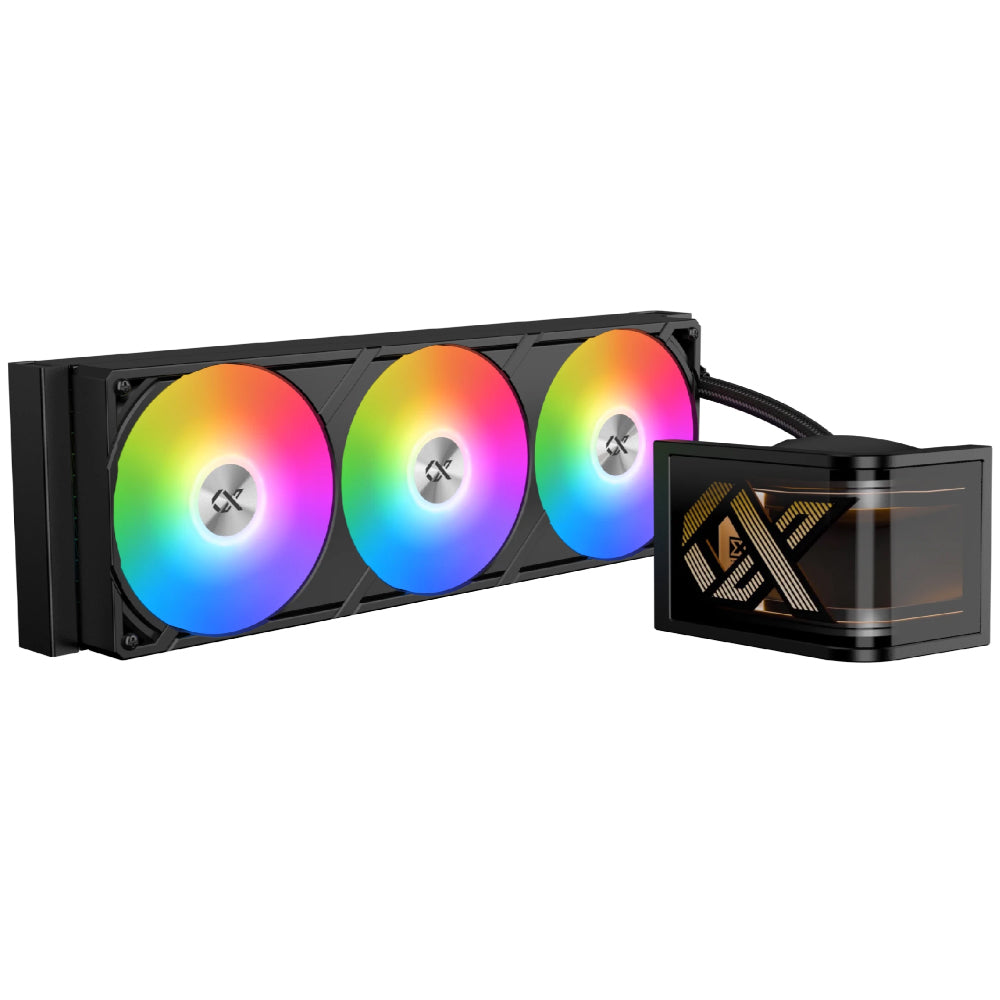 نظام تبريد مائي للبروسيسور زيجماتيك Connect Ultra 360 Magnetic OLED ARGB AIO CPU 