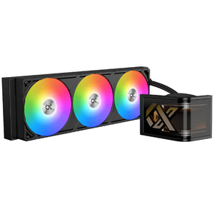 نظام تبريد مائي للبروسيسور زيجماتيك Connect Ultra 360 Magnetic OLED ARGB AIO CPU 