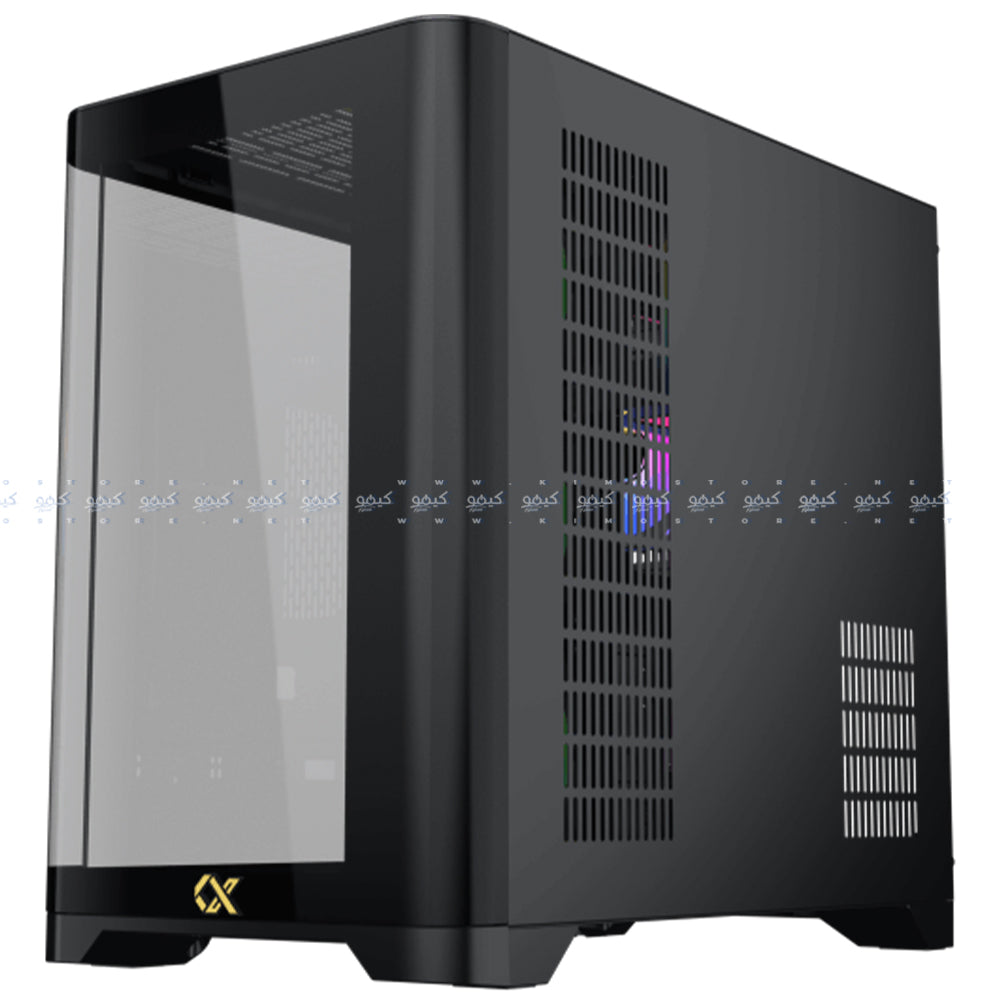 Xigmatek Crystal Storm ARGB Gaming Mid Tower Case + Asgard Power Supply 750W