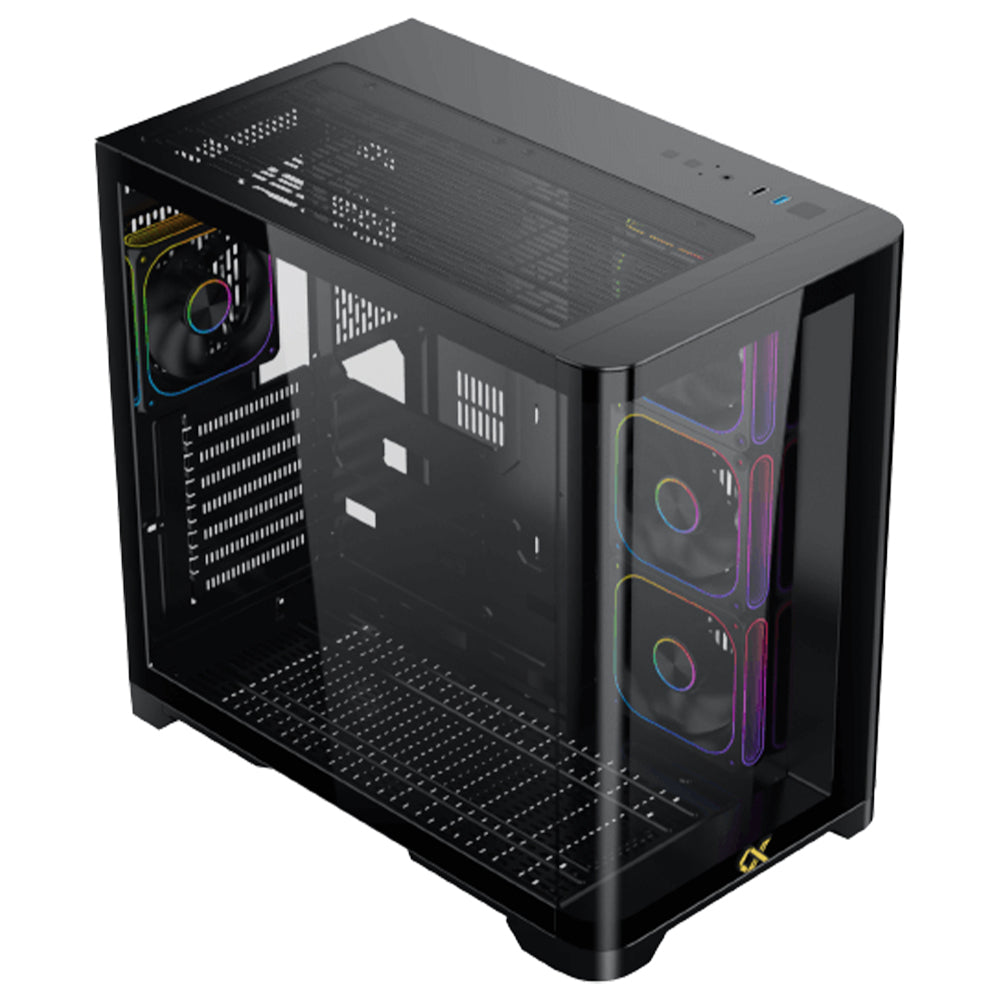 كيس ميد تاور زيجماتيك ARGB جيمنج Crystal Storm V2 