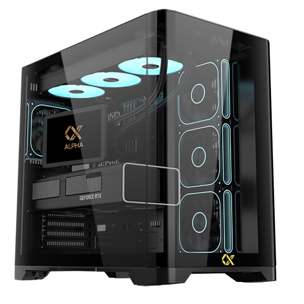 كيس ميد تاور زيجماتيك ARGB جيمنج Crystal Storm V2 
