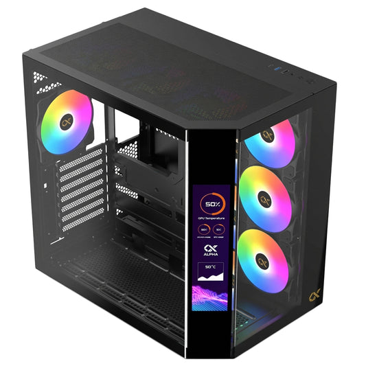 كيس ميد تاور زيجماتيك ARGB جيمنج Cubi II LCD 