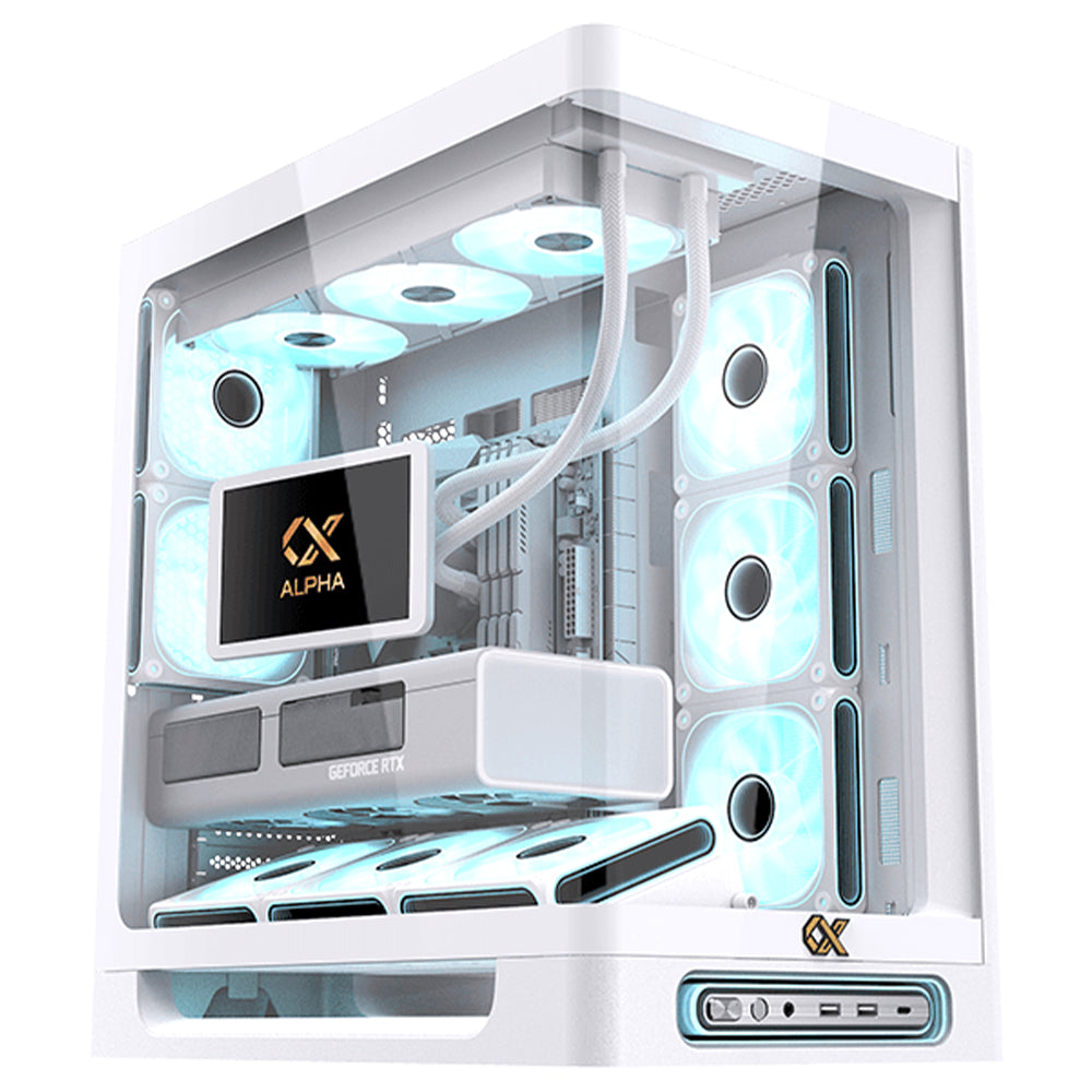 Xigmatek Heaven Air Arctic ARGB Gaming Mid Tower Case