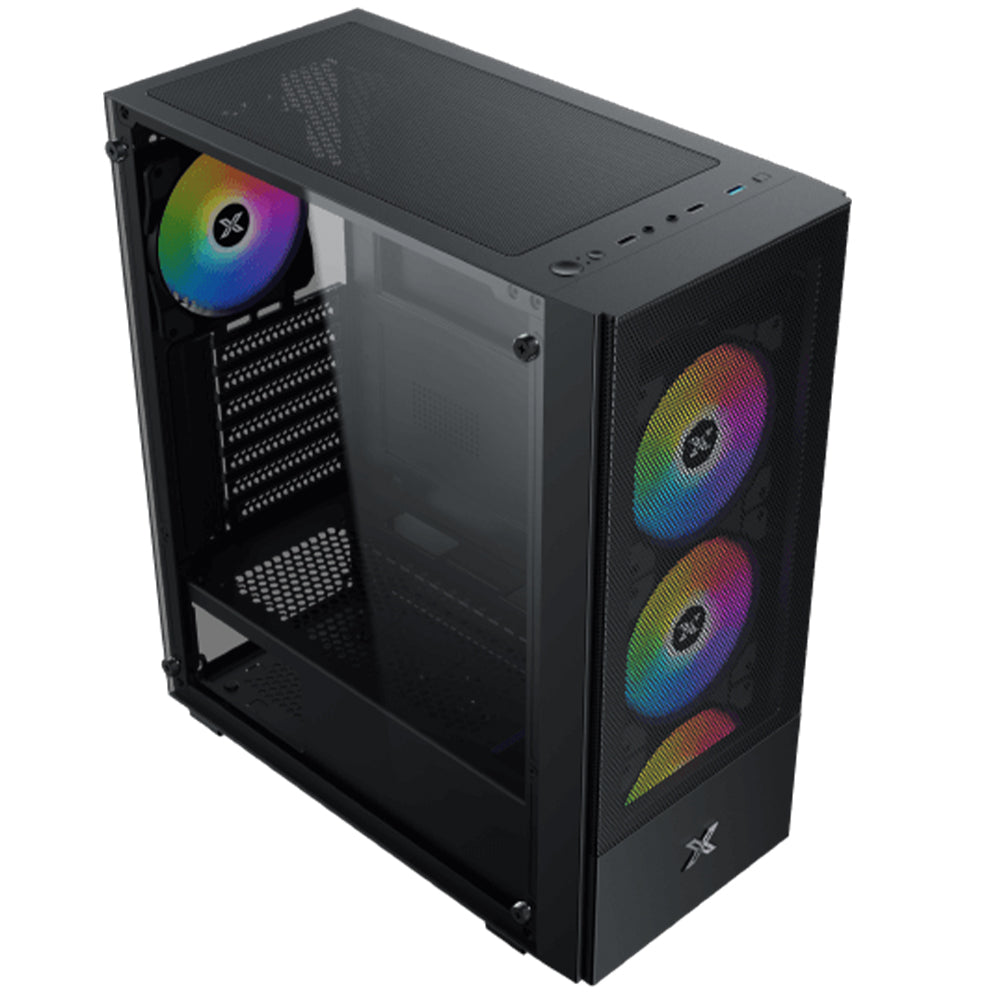 كيس ميد تاور زيجماتيك ARGB جيمنج Hero II Air + باور سبلاي 80 بلس برونز 750 وات Asgard (أوبن بوكس)