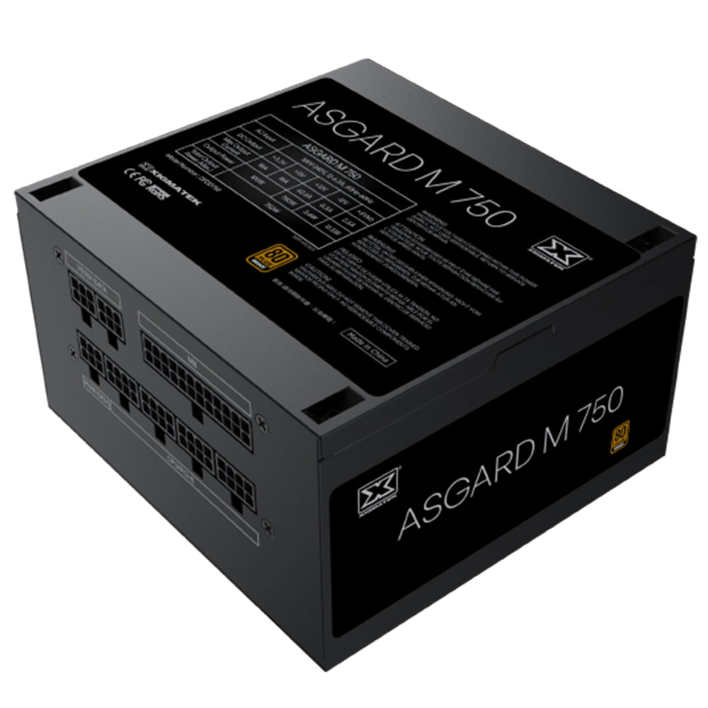 كيس ميد تاور زيجماتيك ARGB جيمنج Hero II Air + باور سبلاي 80 بلس برونز 750 وات Asgard (أوبن بوكس)