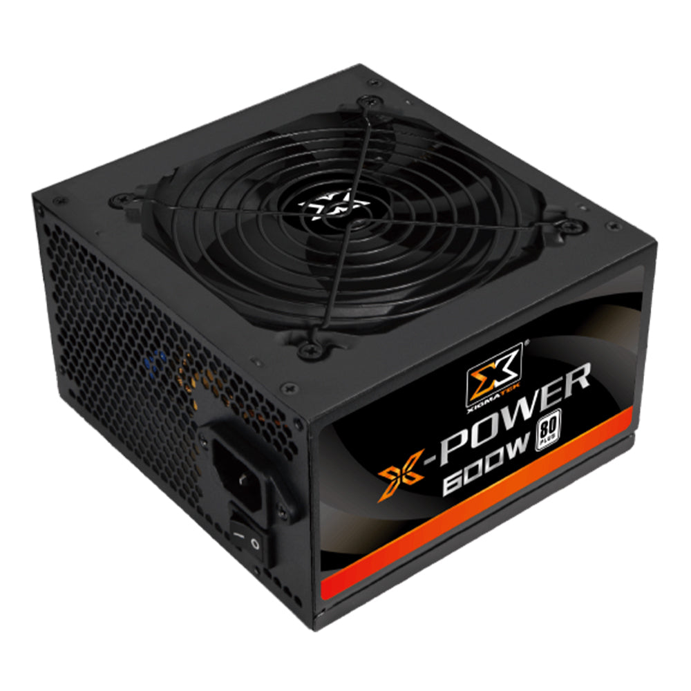 كيس ميد تاور زيجماتيك ARGB جيمنج Hero II Air + باور سبلاي 80 بلس أبيض 600 وات X-Power