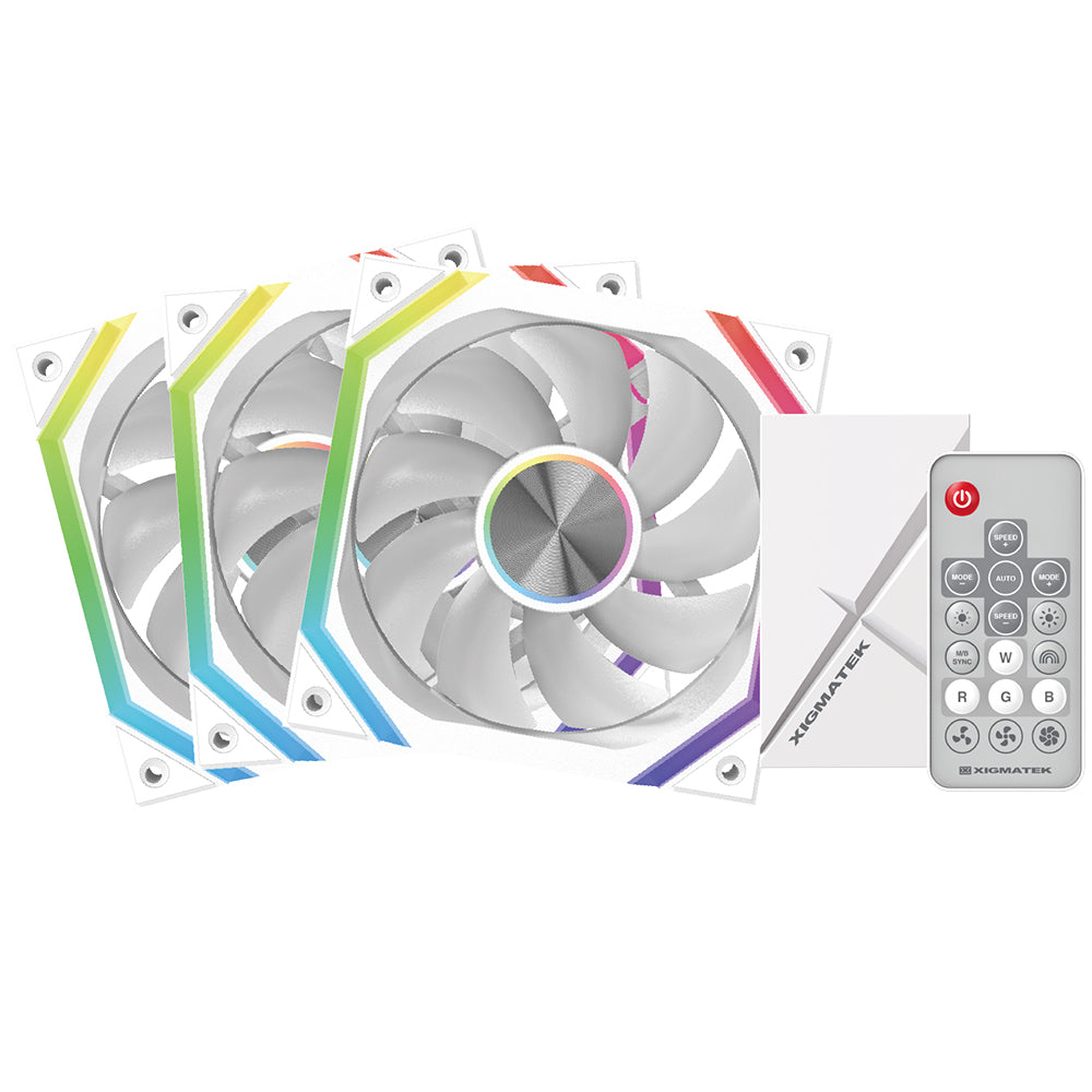 Xigmatek Infinity H27A Arctic ARGB Triple Case Fan Kit