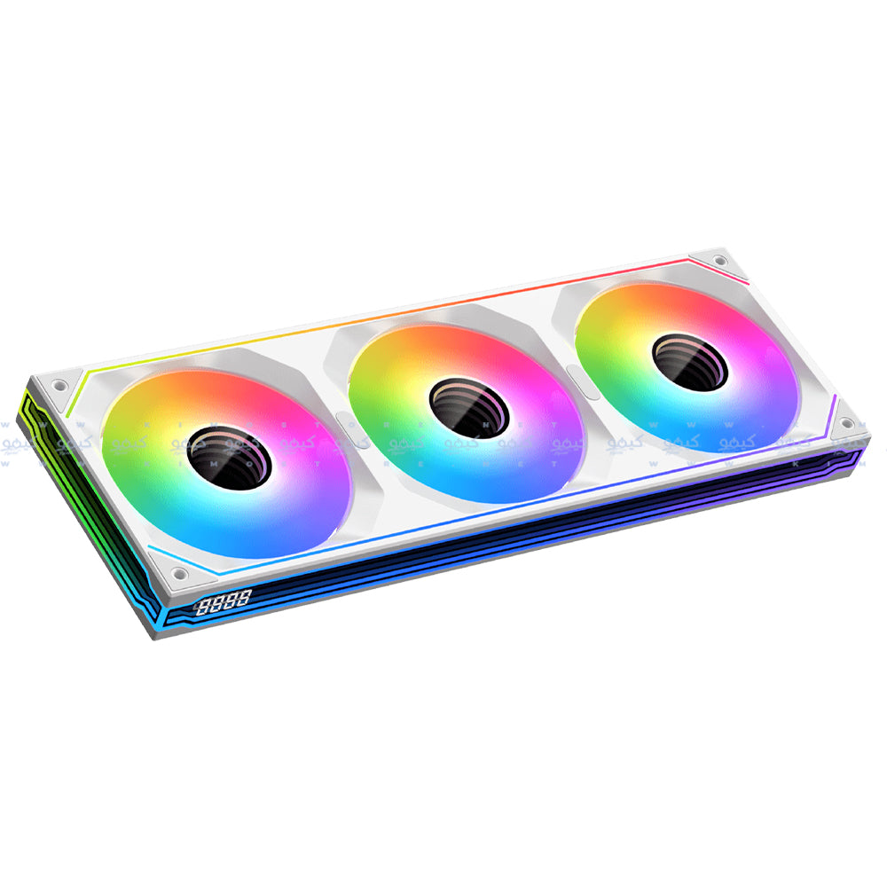 مروحة كيس زيجماتيك ثلاثية Infinity SF360 Digital Arctic ARGB