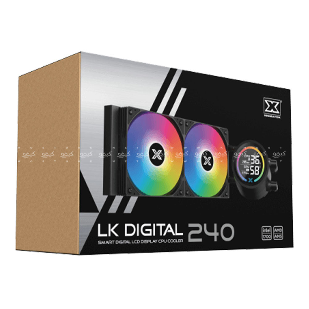 نظام تبريد مائي للبروسيسور زيجماتيك LK 240 Digital ARGB AIO