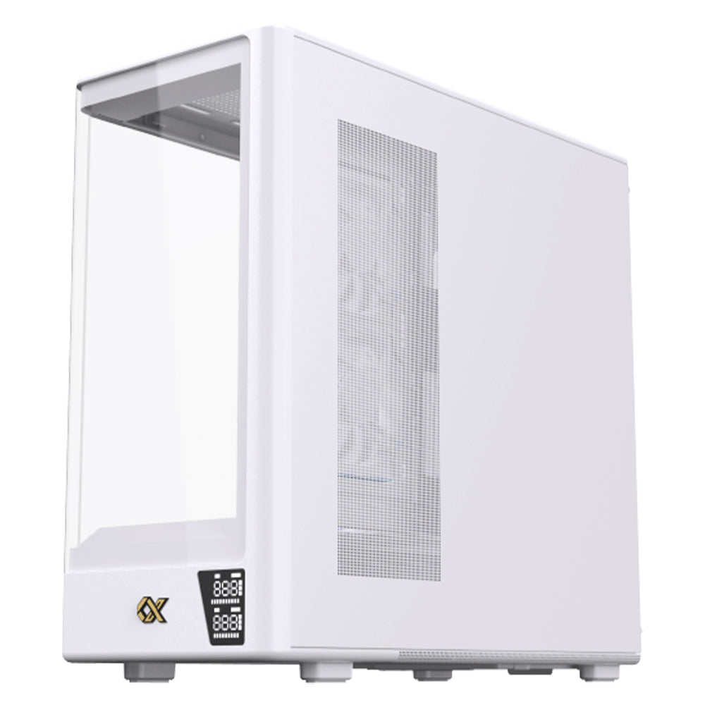 Xigmatek Moon DGT Arctic LCD ARGB Gaming Mid Tower Case