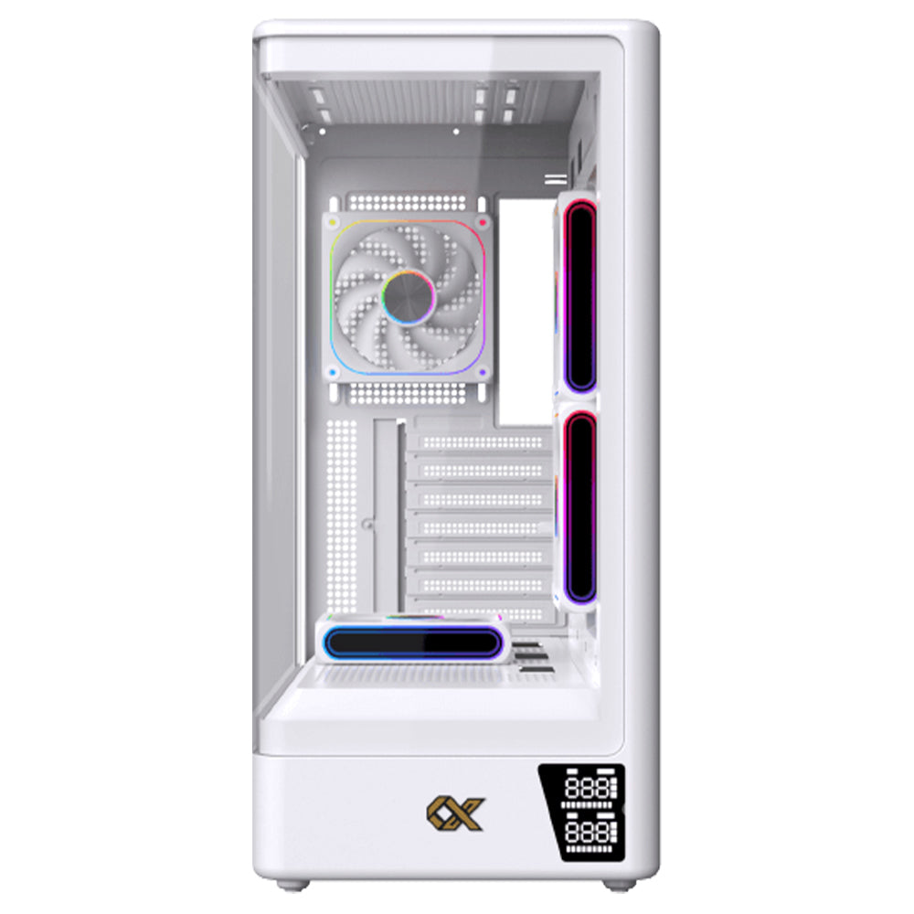 Xigmatek Moon DGT Arctic LCD ARGB Gaming Mid Tower Case