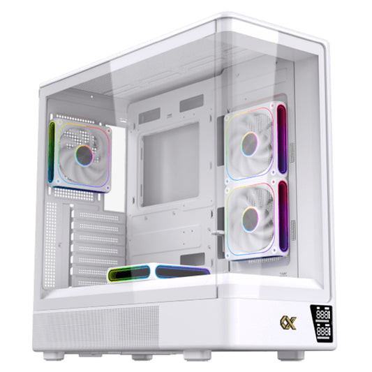 Xigmatek Moon DGT Arctic LCD ARGB Gaming Mid Tower Case