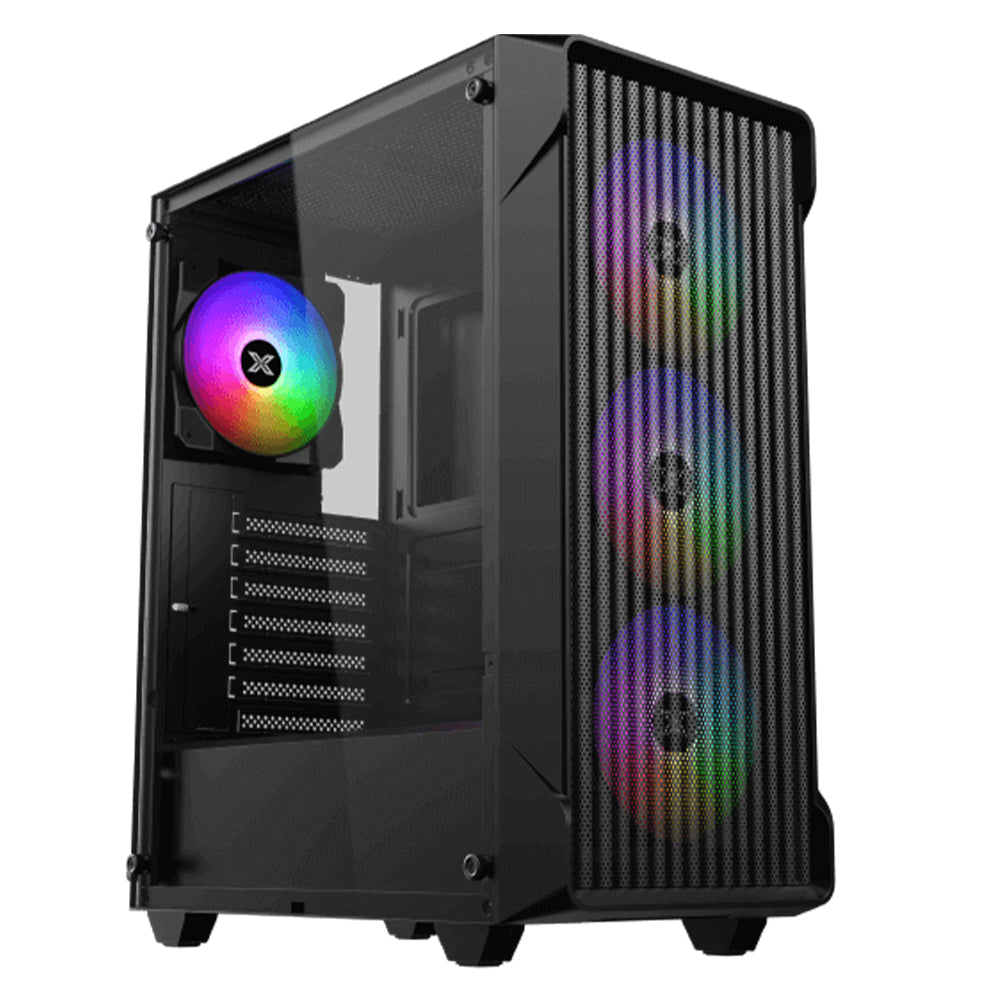 Xigmatek Sky II Wave RGB Gaming Mid Tower Case + Litepower II Power Supply 450W