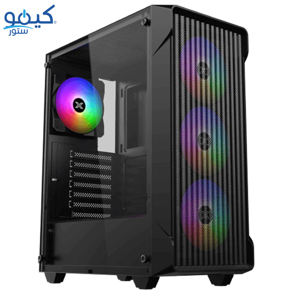 Xigmatek Sky II Wave RGB Gaming Mid Tower Case + Litepower II i550 80 Plus Bronze Power Supply 550W