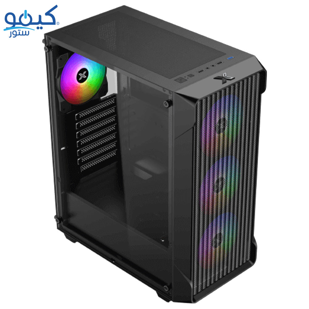 Xigmatek Sky II Wave RGB Gaming Mid Tower Case + Litepower II i550 80 Plus Bronze Power Supply 550W