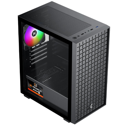 Xigmatek Sky M RGB Gaming Micro Tower Case + X-Power 80 Plus White Power Supply 600W