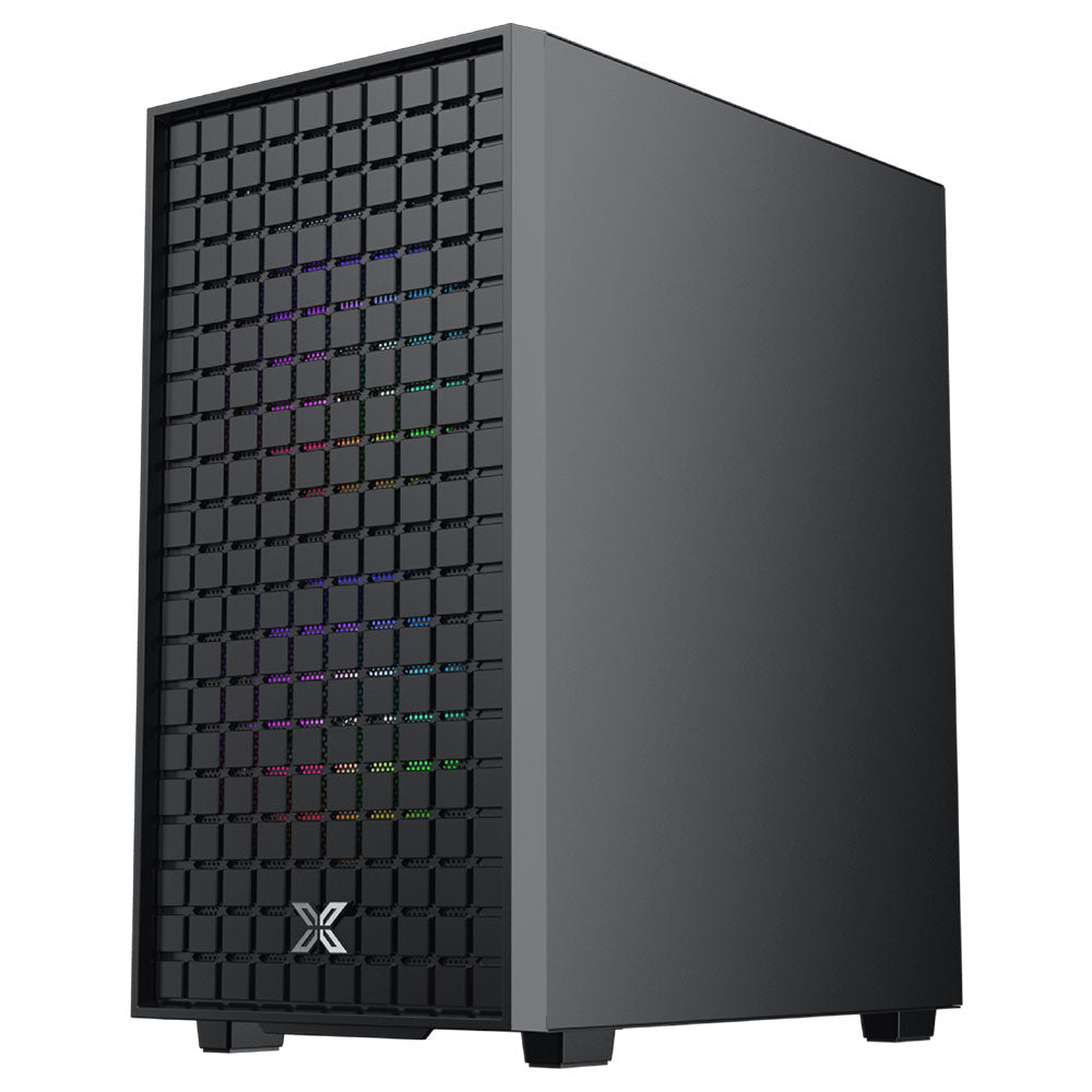 كيس ميد تاور زيجماتيك RGB جيمنج Sky M + باور سبلاي 80 بلس أبيض 600 وات X-Power