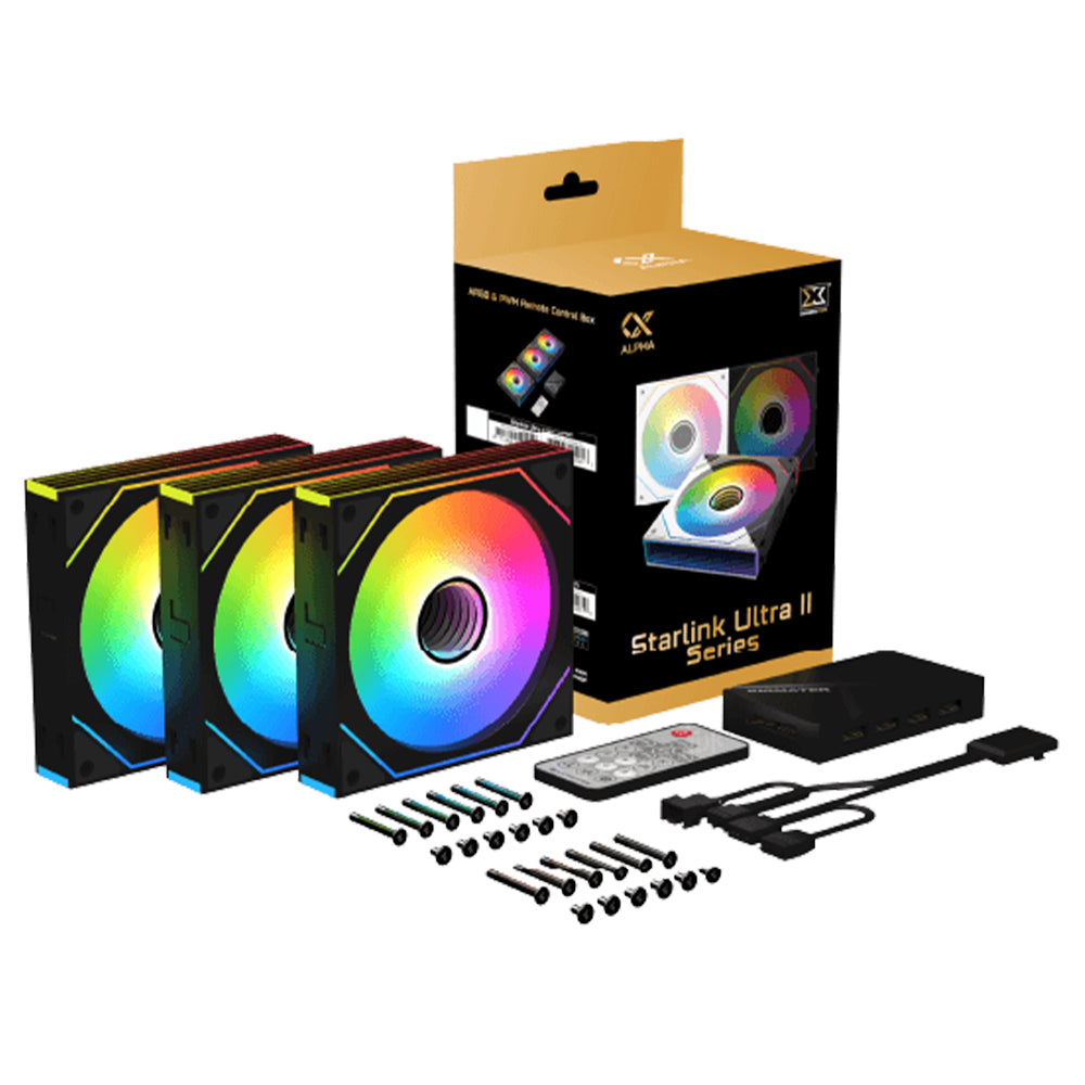 مروحة كيس زيجماتيك Starlink Ultra II ARGB ثلاثية
