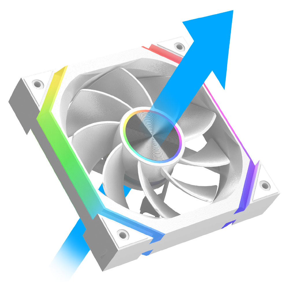 Xigmatek Infinity H27A Arctic Reverse ARGB Triple Case Fan Kit