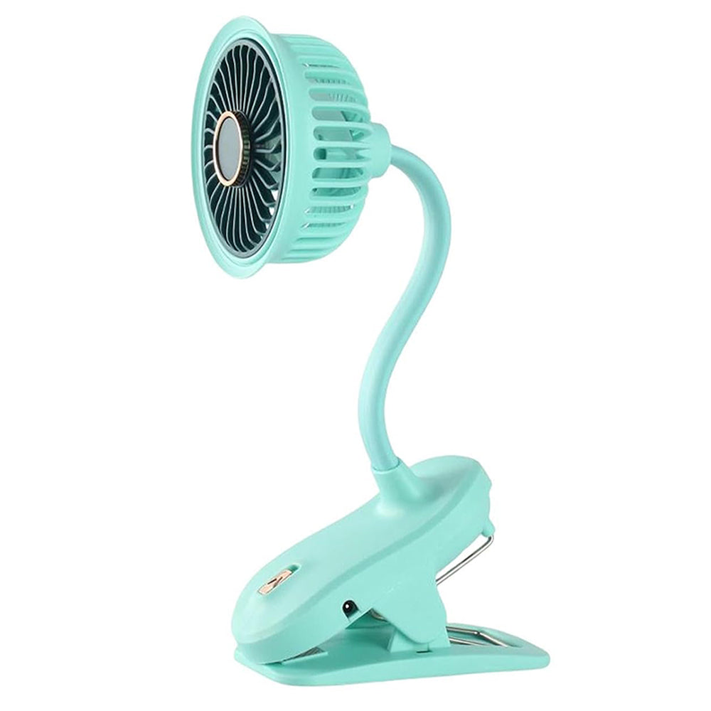 مروحة ميني محمولة قابلة لإعادة الشحن وقابلة للتثبيت ZB087B - مينت جرين