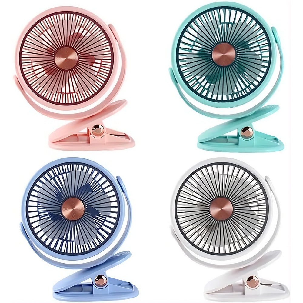 ZB125B Rechargeable Mini Clip on Fan