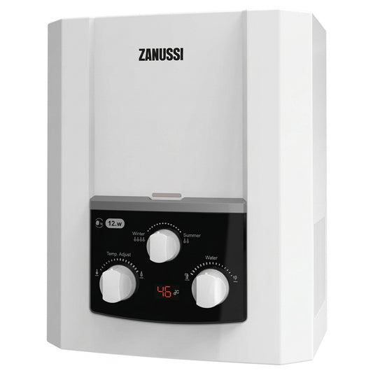 Zanussi Gas Water Heater ZYG06313WL 6L (Adapter) - White