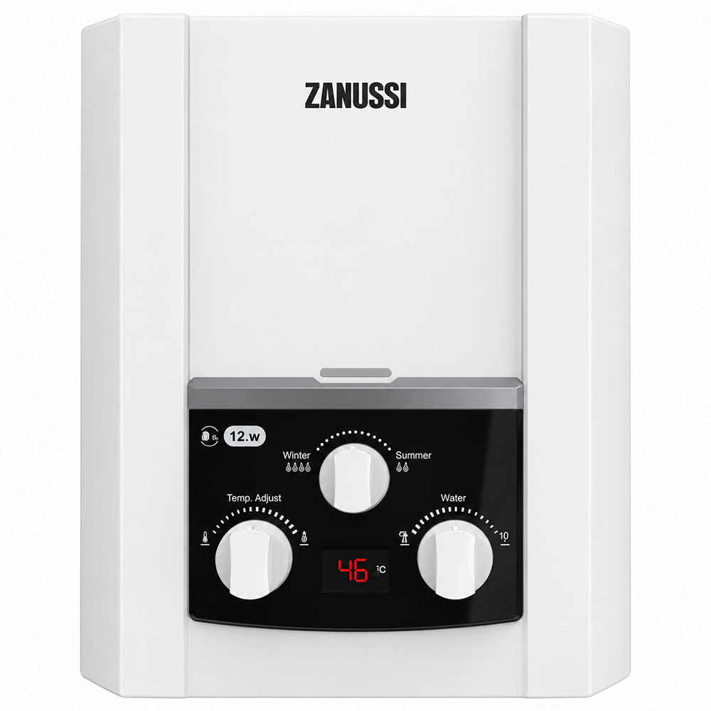 Zanussi Gas Water Heater ZYG06313WL 6L (Adapter) - White