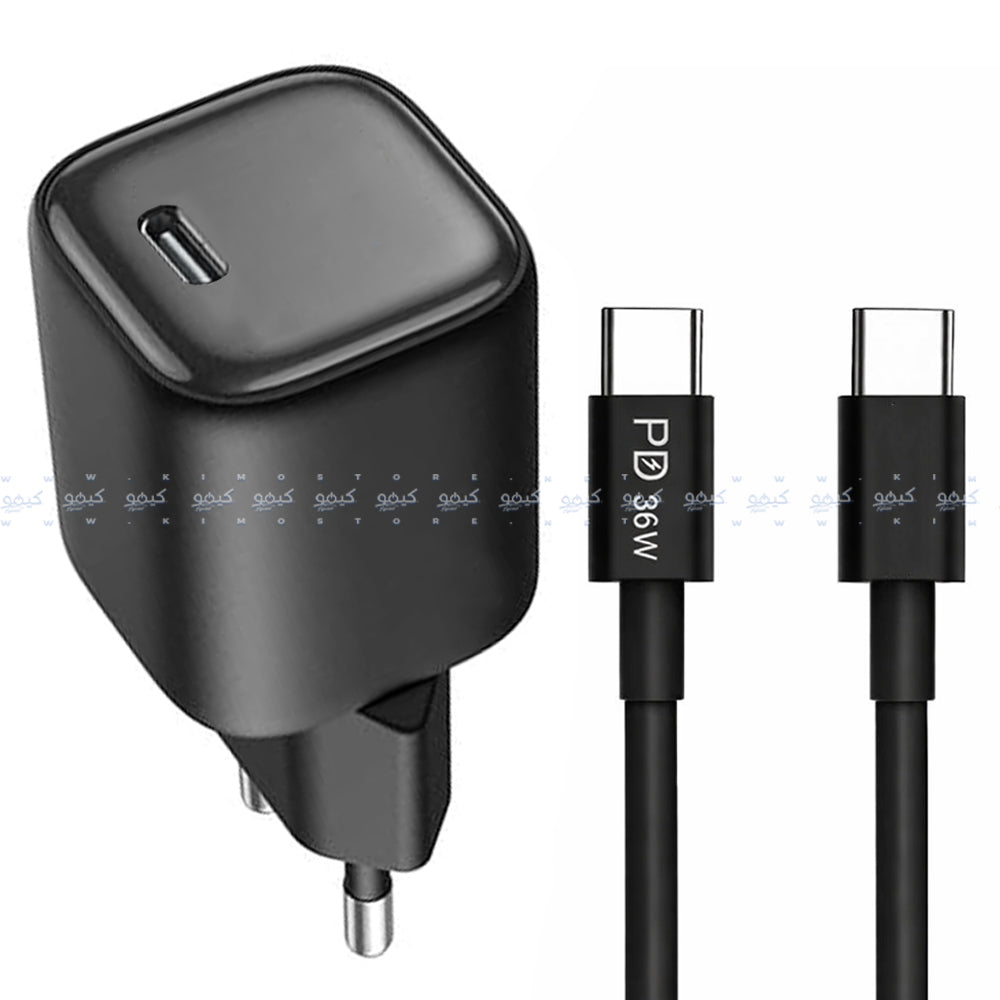 Zarad Z-010 Wall Charger PD Type-C + Type-C Cable 30W Fast Charging