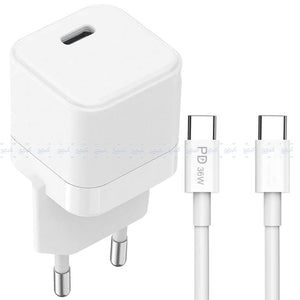 Zarad Z-010 Wall Charger PD Type-C + Type-C Cable 30W Fast Charging