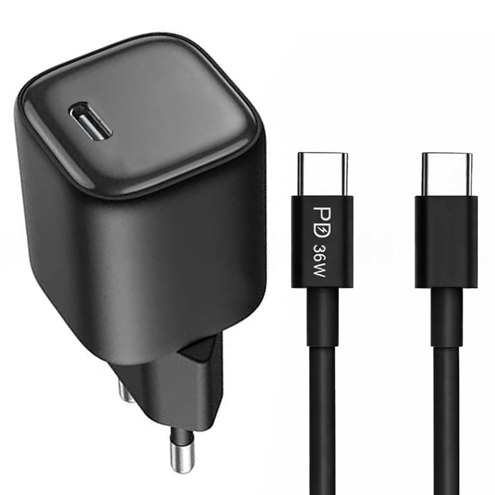 Zarad Z-010 Wall Charger PD Type-C + Type-C Cable 30W Fast Charging
