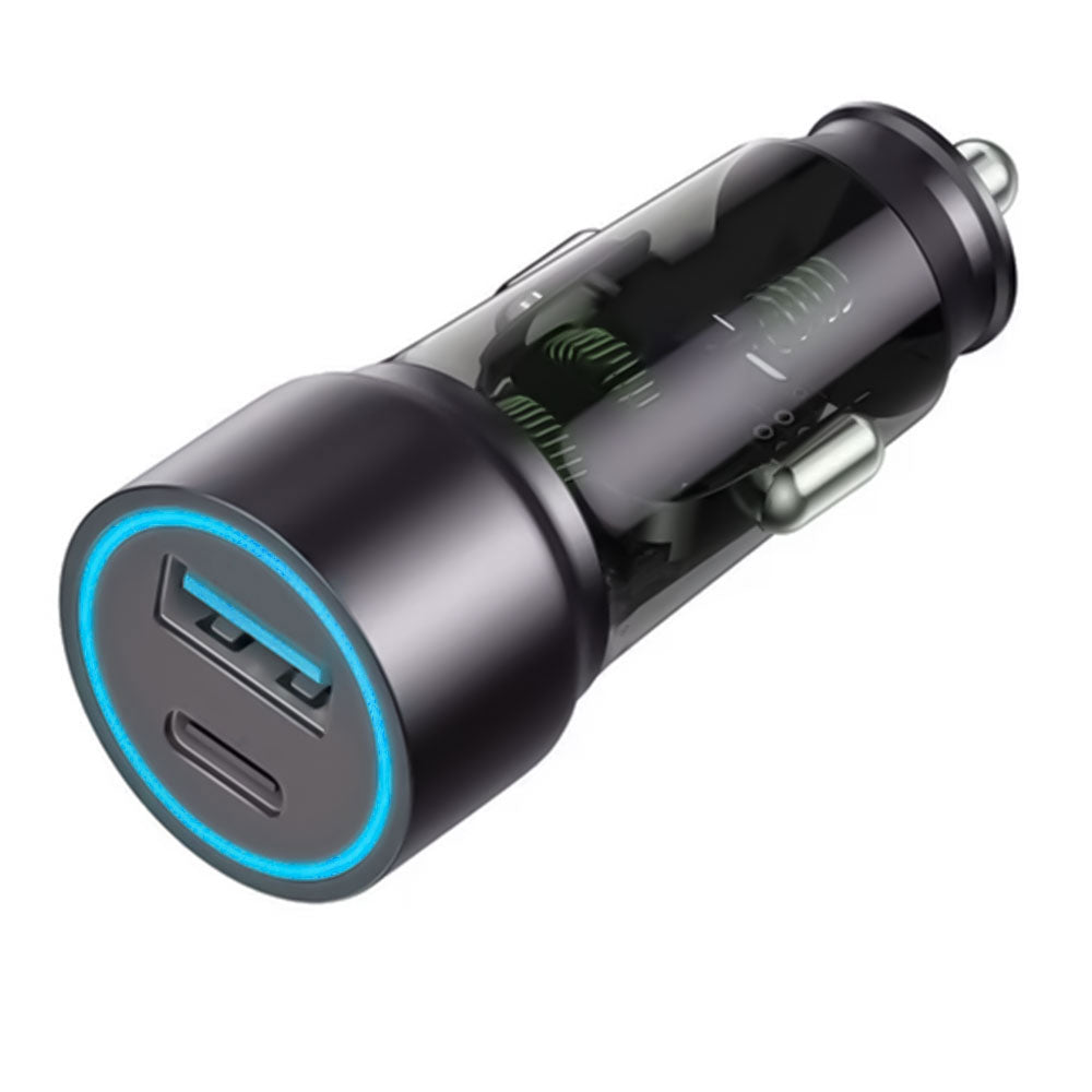 Zarad Z-015 Car Charger PD Type-C + QC3.0 USB 25W Fast Charging