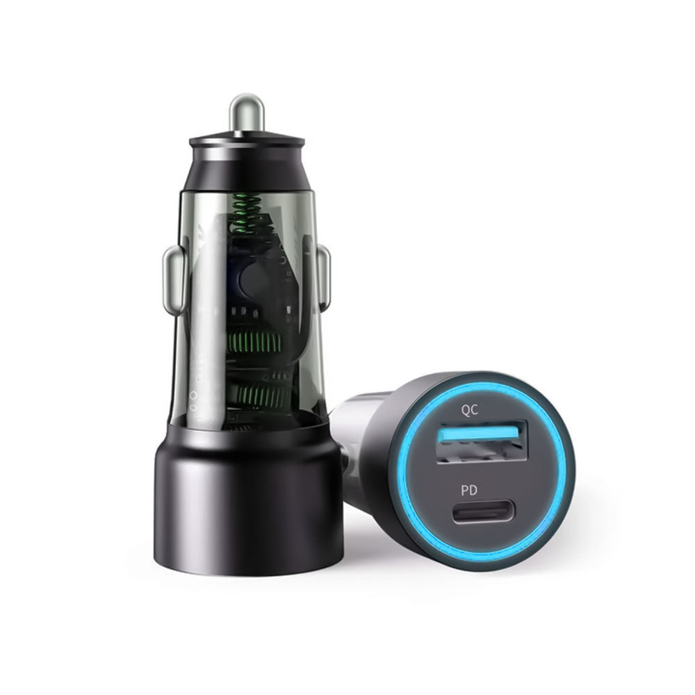Zarad Z-015 Car Charger PD Type-C + QC3.0 USB 25W Fast Charging