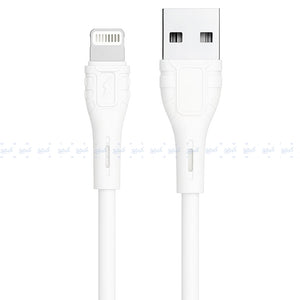 Zarad Z-50 USB To Lightning Cable 5A 25W Fast Charging 1m - White