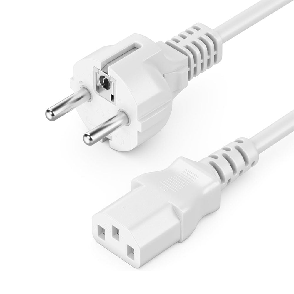 Zero PC Power Cable 1.5m - White