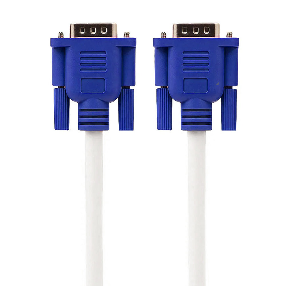 كابل شاشة VGA زيرو 20 متر - أبيض