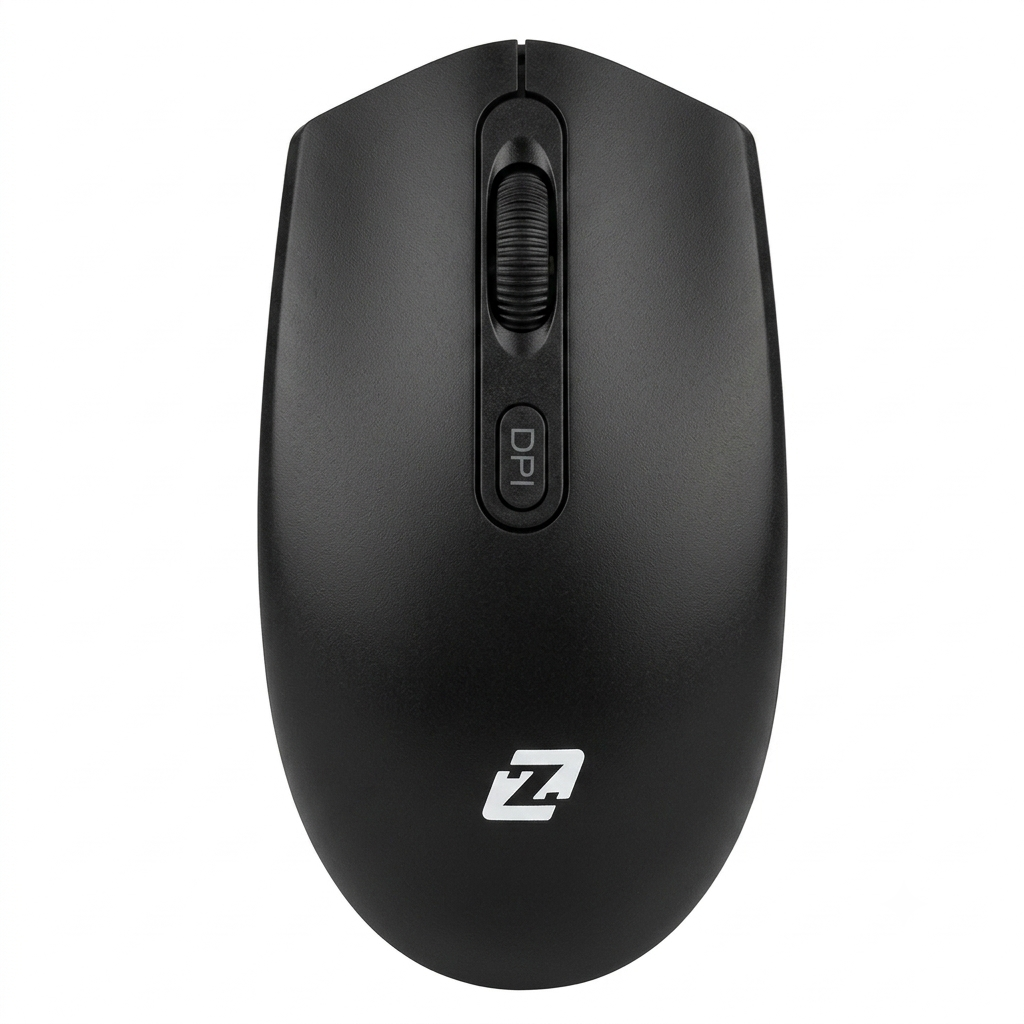 Zero ZR-1040 Wireless Mouse 1600Dpi - Black