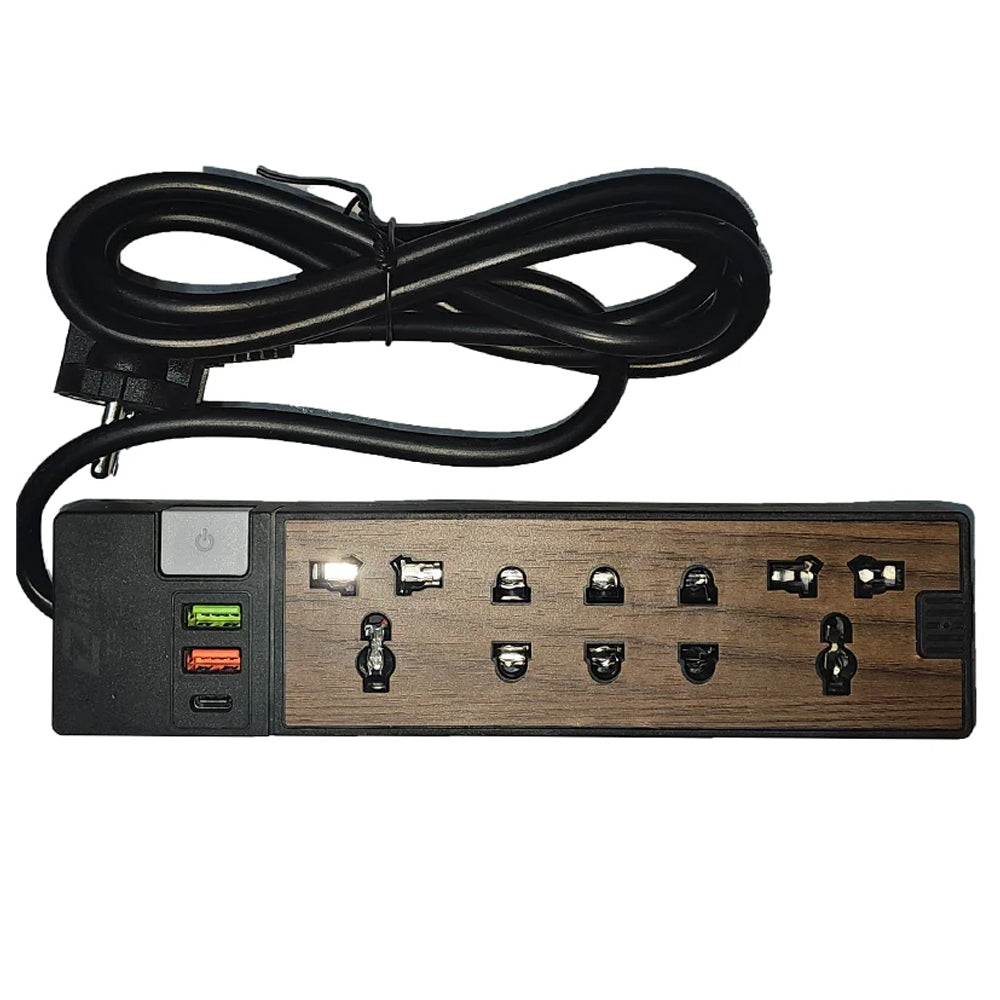 Zero ZR-22 5Ports + 2USB + Type-C Power Strip 1.5m