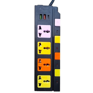 Zero ZR-26 4Ports + 2USB + Type-C Power Strip 1.5m