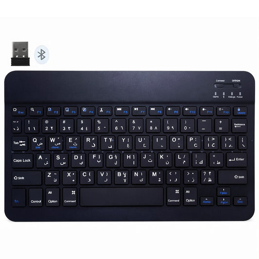 Zero ZR-3030 Dual Mode Bluetooth Wireless Keyboard English & Arabic
