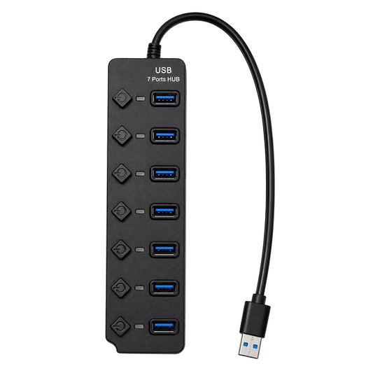 Zero ZR-307 USB 2.0 HUB 7 Ports + 7 Switches