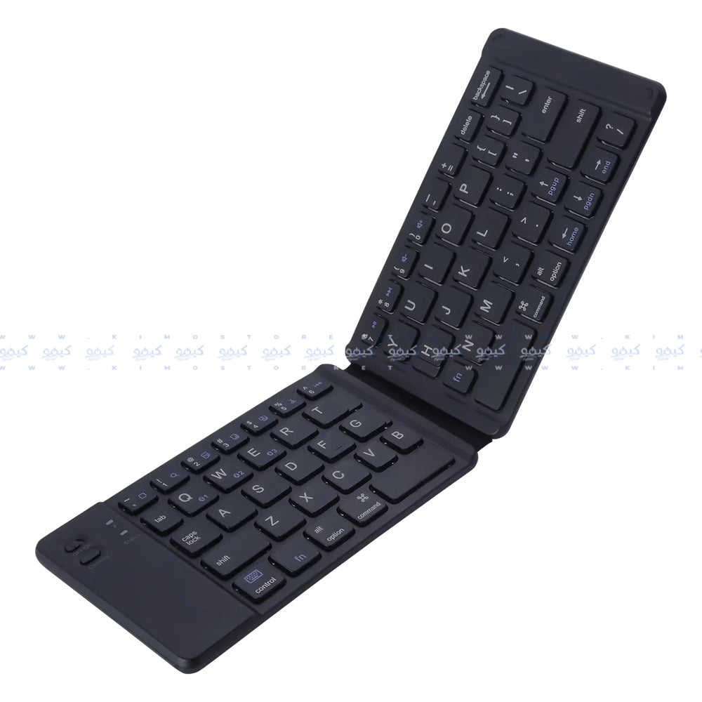 كيبورد زيرو لاسلكي بلوتوث قابل للشحن والطي إنجليزي وعربي ZR-3606