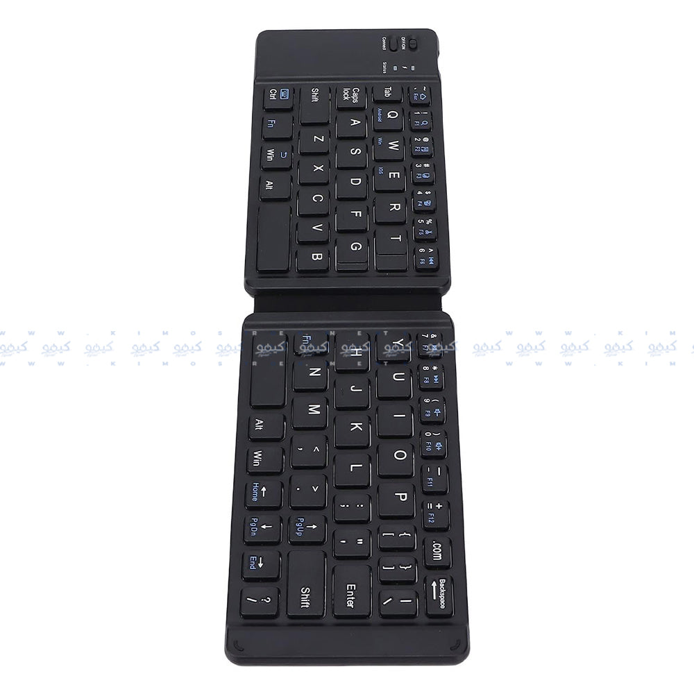 كيبورد زيرو لاسلكي بلوتوث قابل للشحن والطي إنجليزي وعربي ZR-3606