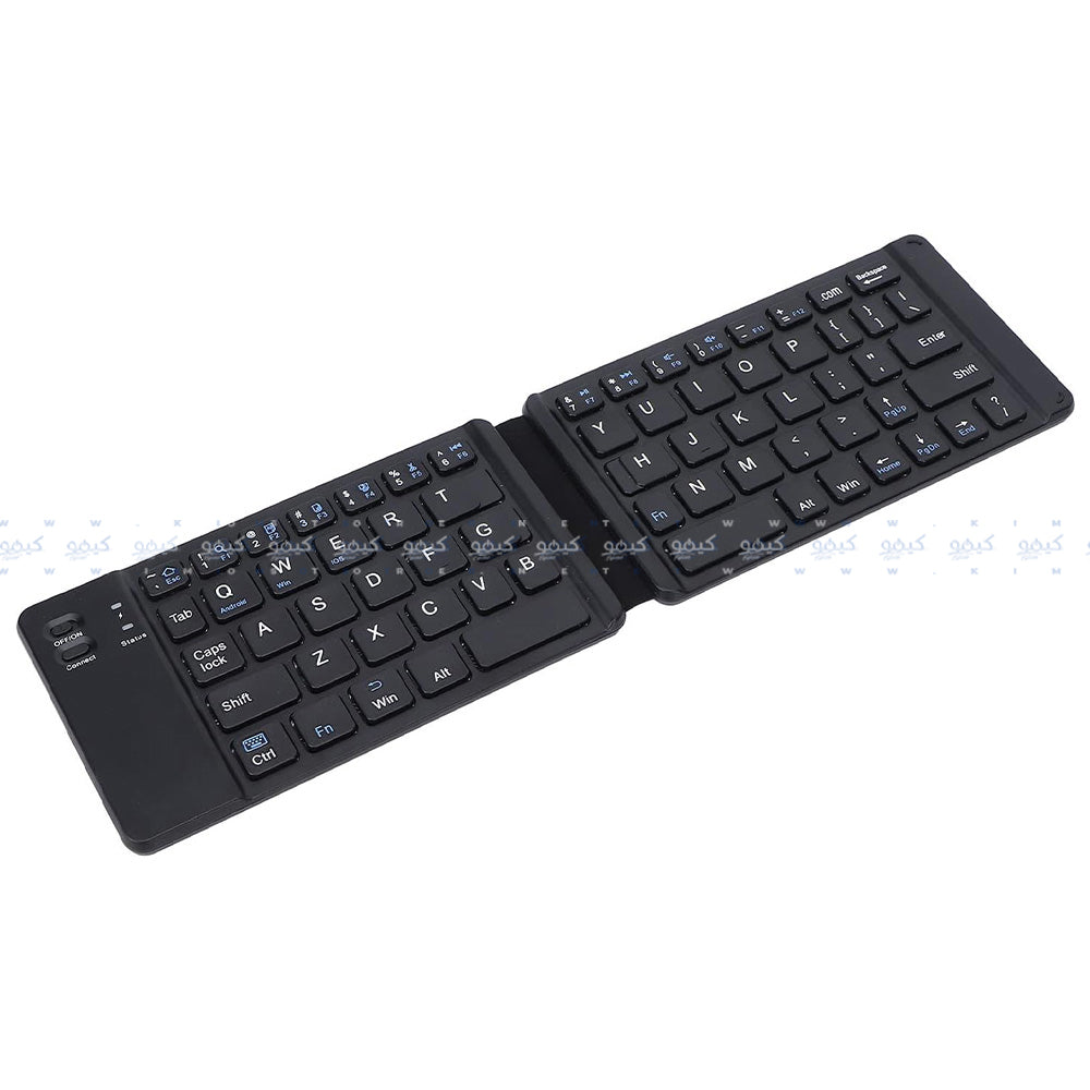 كيبورد زيرو لاسلكي بلوتوث قابل للشحن والطي إنجليزي وعربي ZR-3606