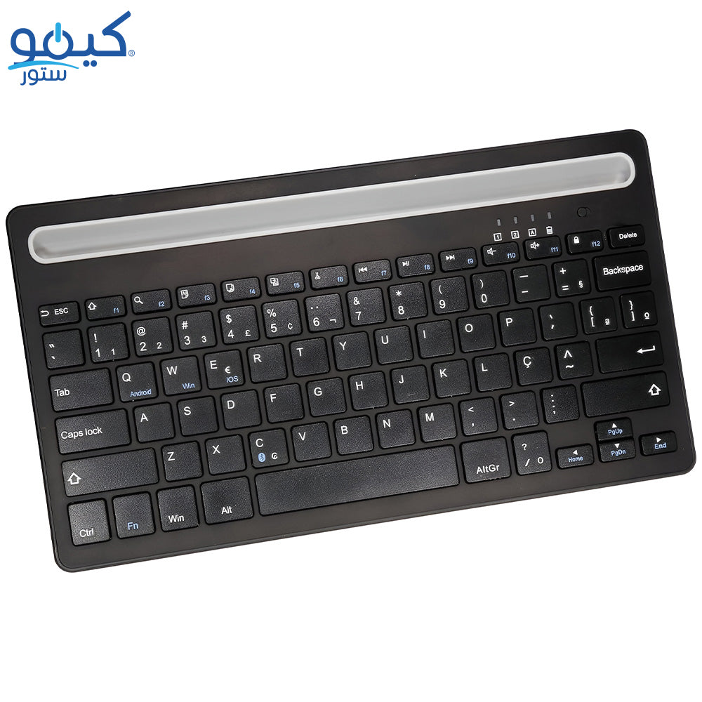 كيبورد زيرو لاسلكي بلوتوث قابل للشحن انجليزي و عربي ZR-3666 