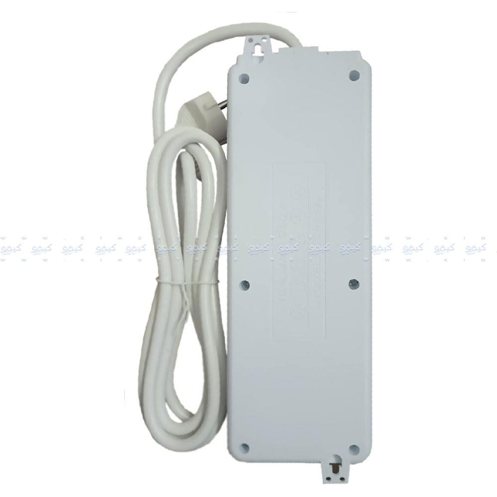 مشترك كهرباء زيرو 4 منافذ + منفذين يو اس بي 3 متر ZR-40