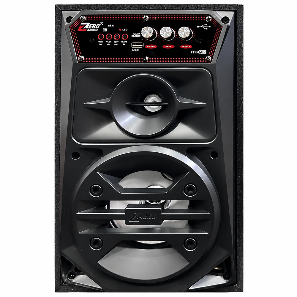 سبيكر زيرو ZR-5420S 1.0 - أسود