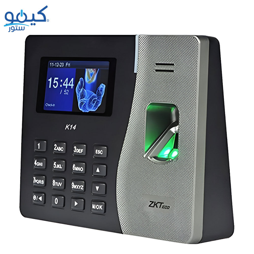 جهاز بصمة حضور وانصراف زد كيه تيكو نت وورك K14 PRO