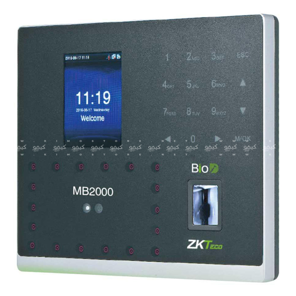 جهاز بصمة الوجه والاصبع زد كيه تيكو نت وورك MB2000