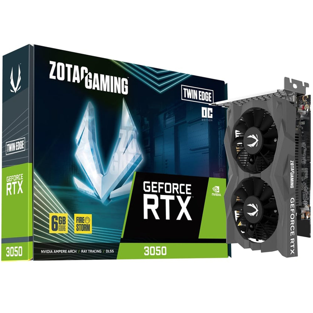 Zotac Gaming GeForce RTX 3050 Twin Edge OC 6GB GDDR6 Graphics Card